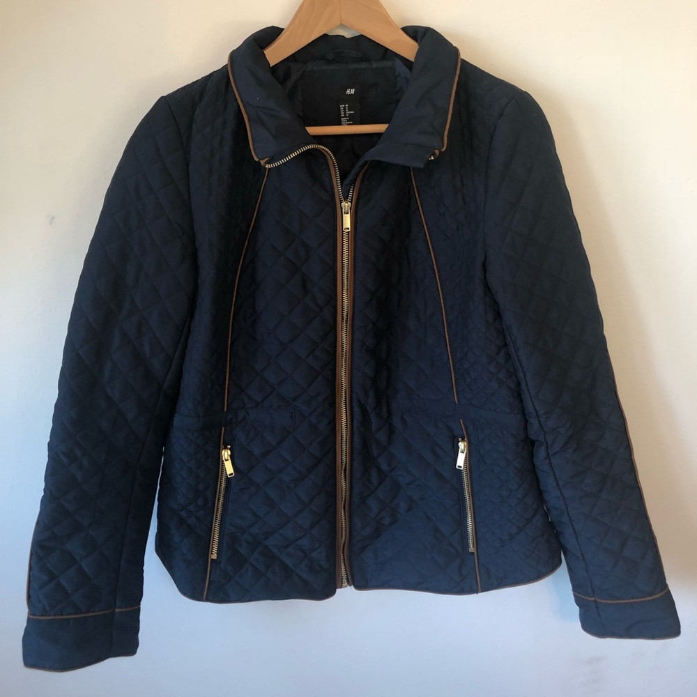 Puffy Navy Jacket by H&M
